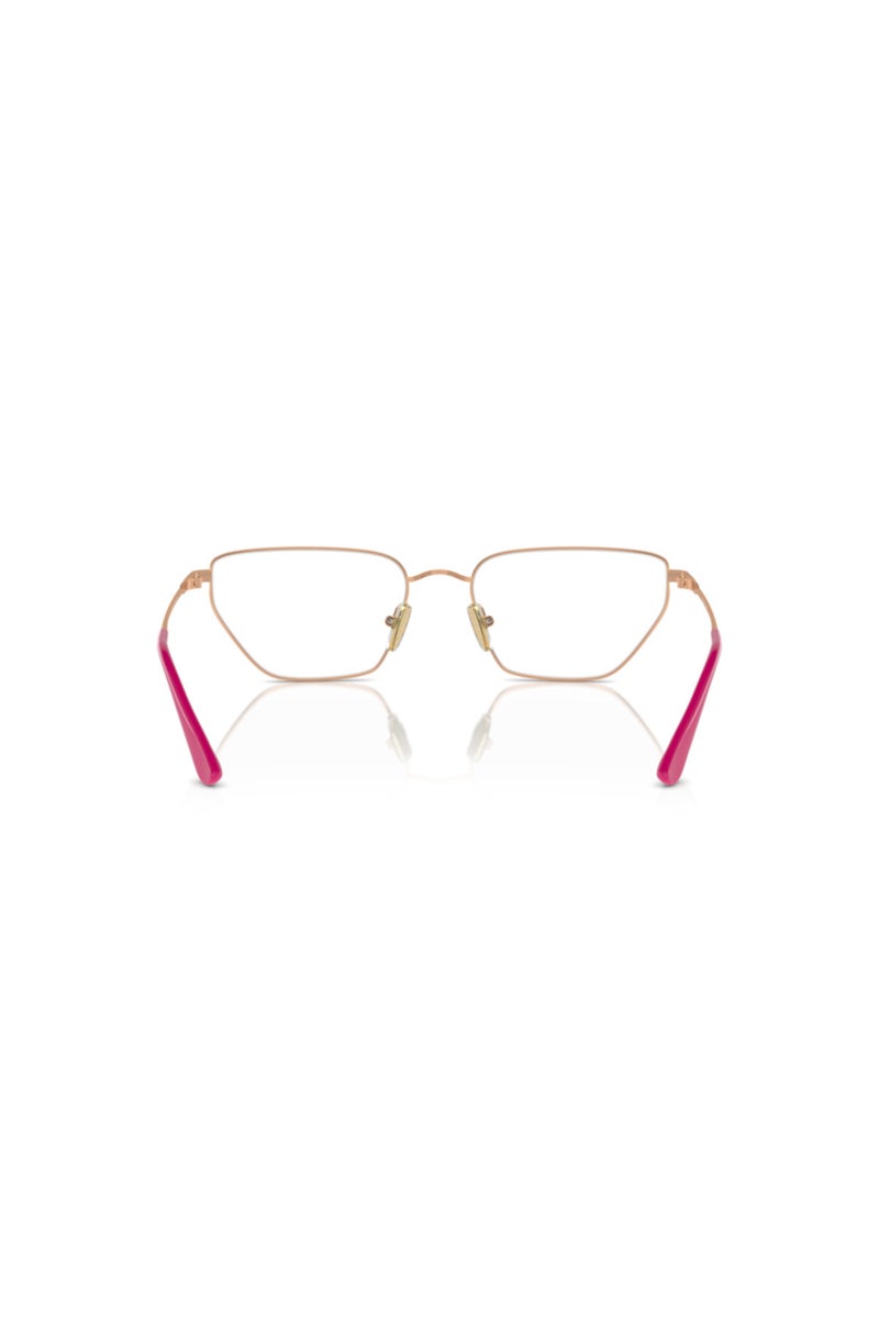 Vogue Irregular Frame Eyeglasses - Rose Gold for Women - Image 3